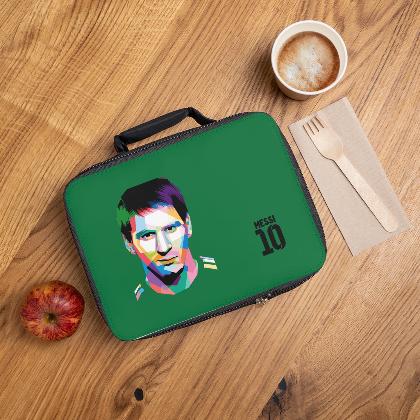 Lionel Messi LM10 Thermal Lunch Bag Dark green ⚽🥶
