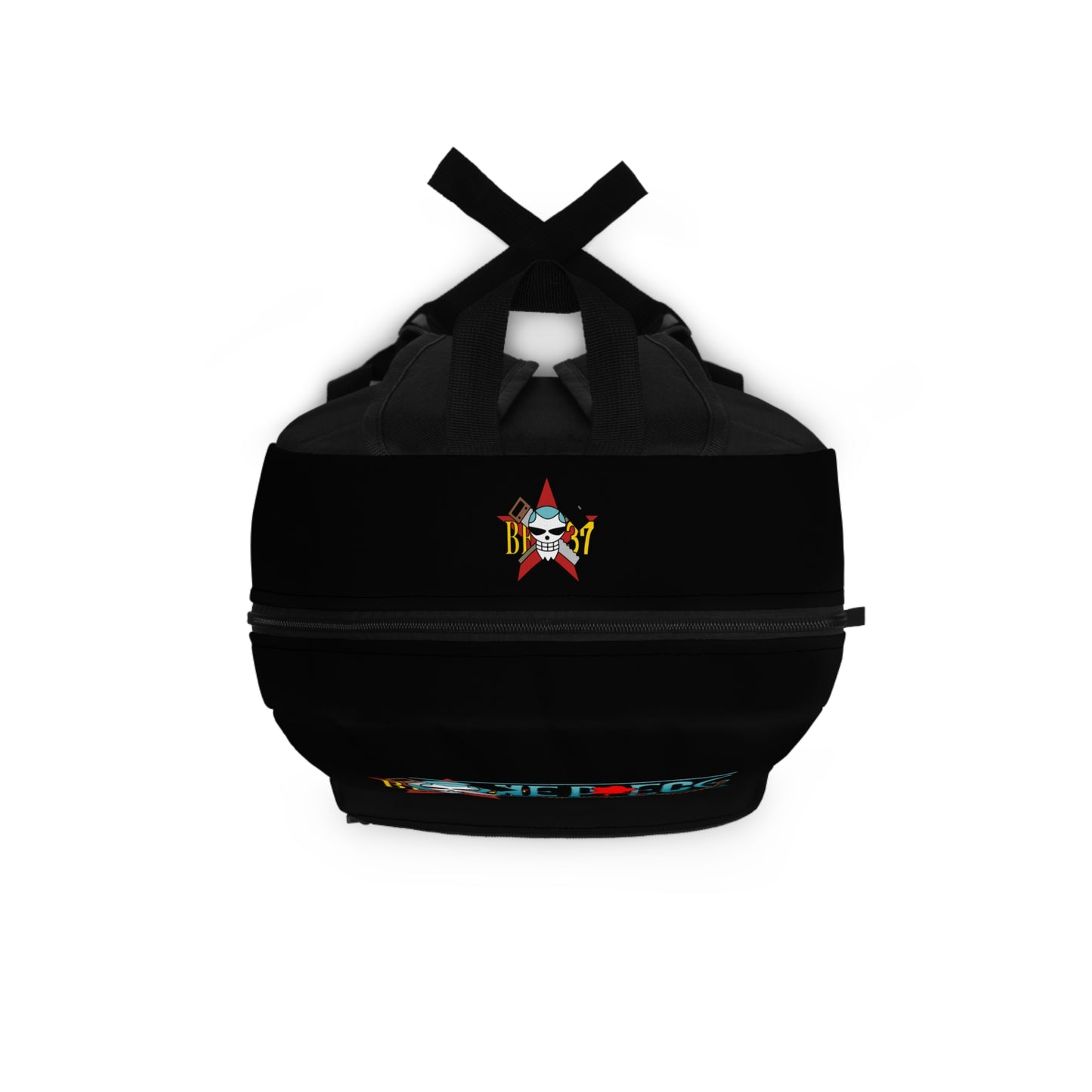 Franky One Piece Anime Backpack Black 🔧