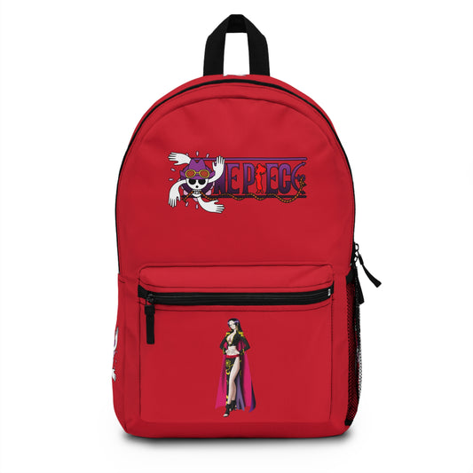 Nico Robin One Piece Premium Anime Backpack Dark red 🎒