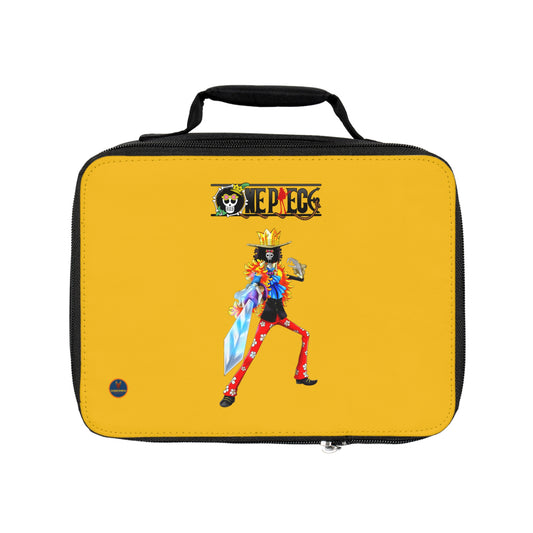 Brook One Piece Anime Lunch Bag Yellow 🍱