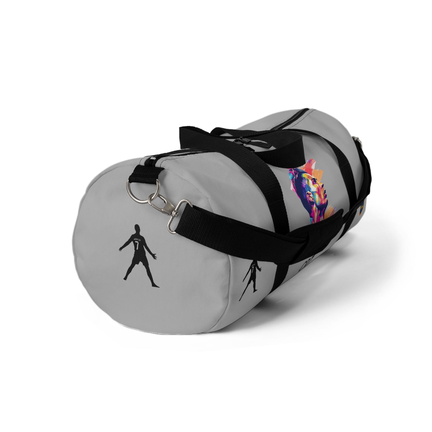 Premium Cristiano Ronaldo Duffel Bag Light grey 🏆⚽