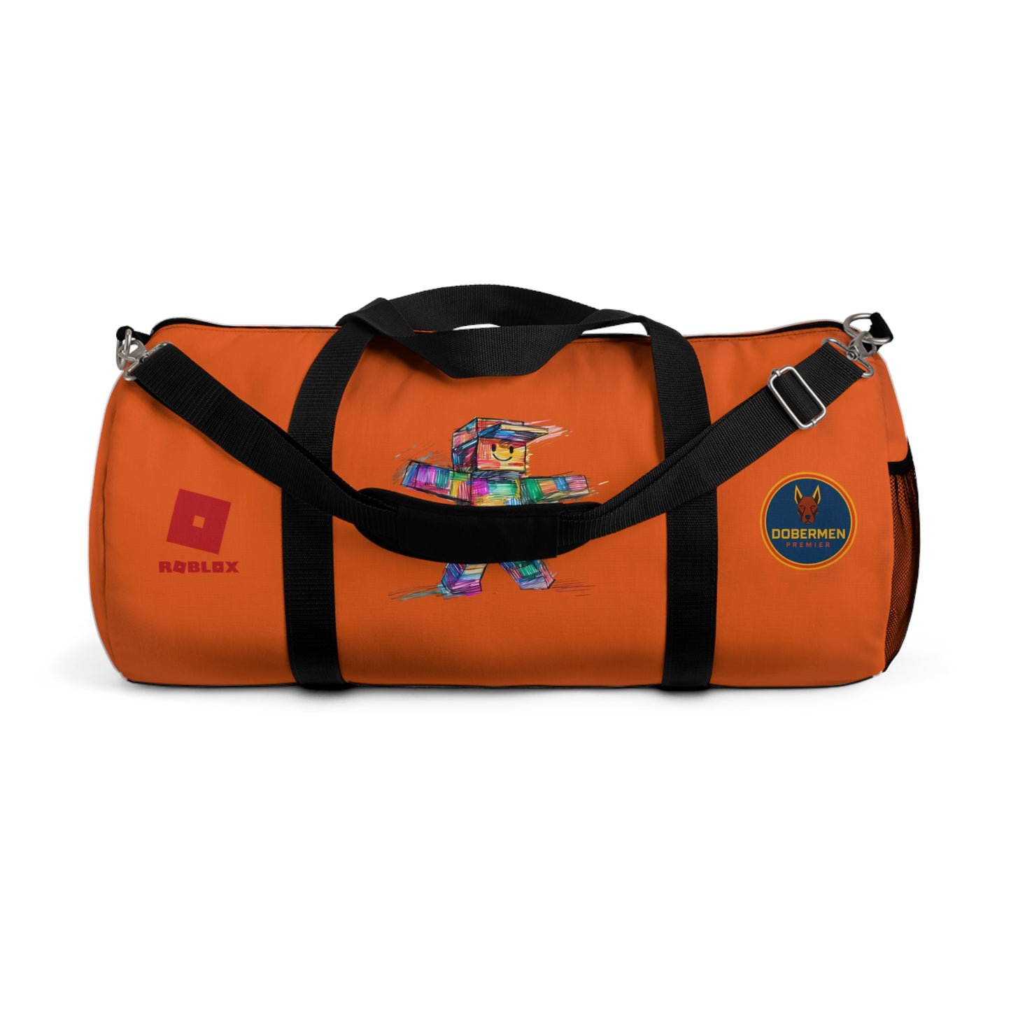 Roblox Themed Duffel Bag Orange 🧒🕹️ 👧