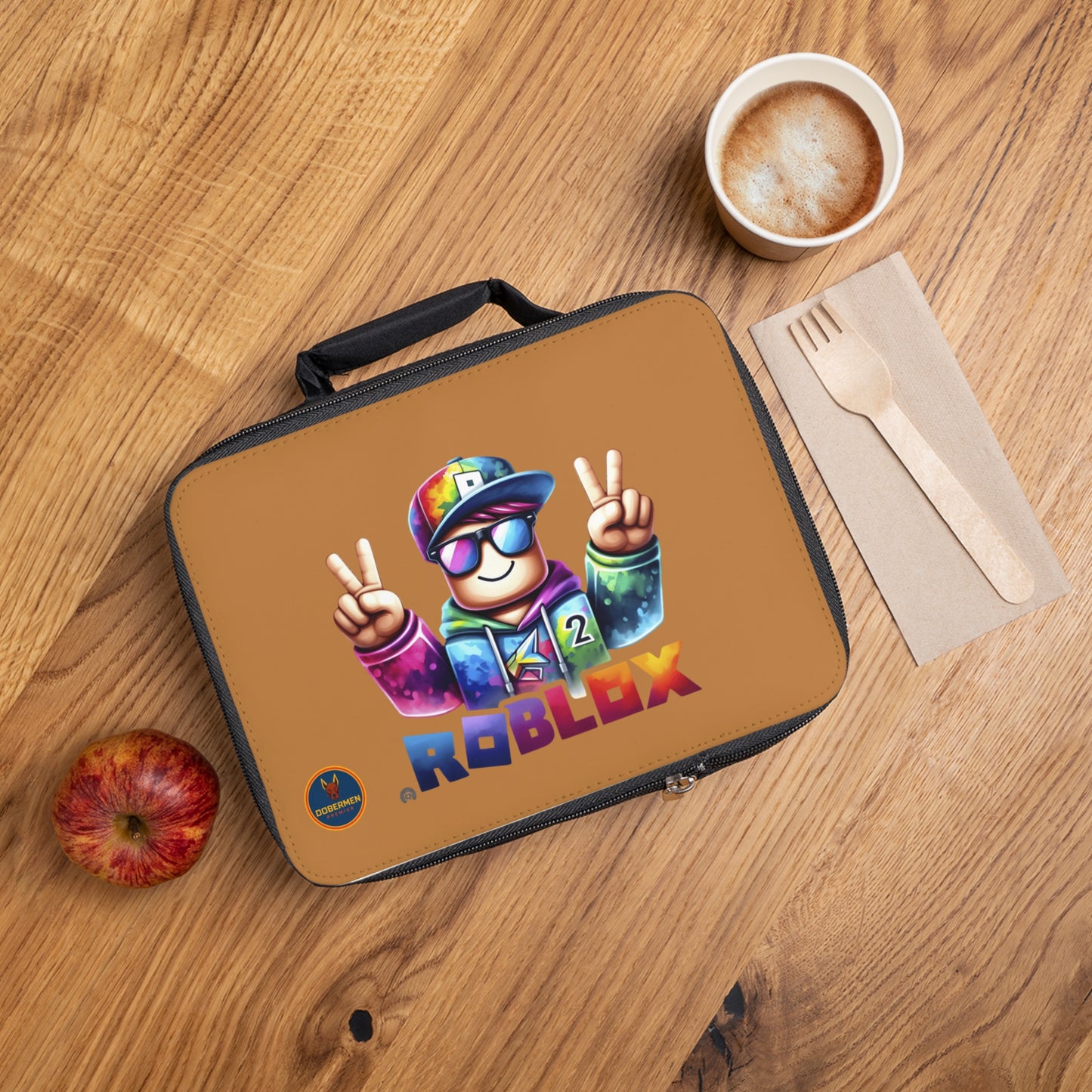 Roblox Fan Lunch Bag Light brown 🎮🎒✨