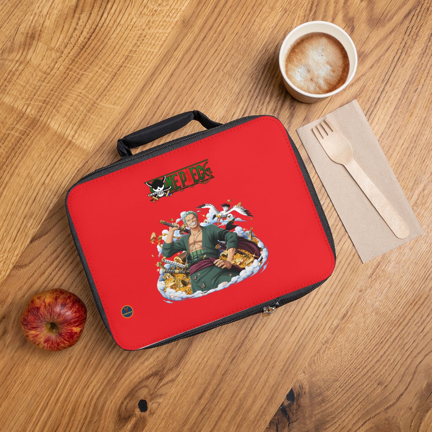 Roronoa Zoro One Piece Anime Lunch Bag Red 🍱