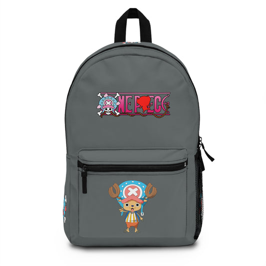 Tony Tony Chopper One Piece Premium Backpack Dark grey 🎒✨
