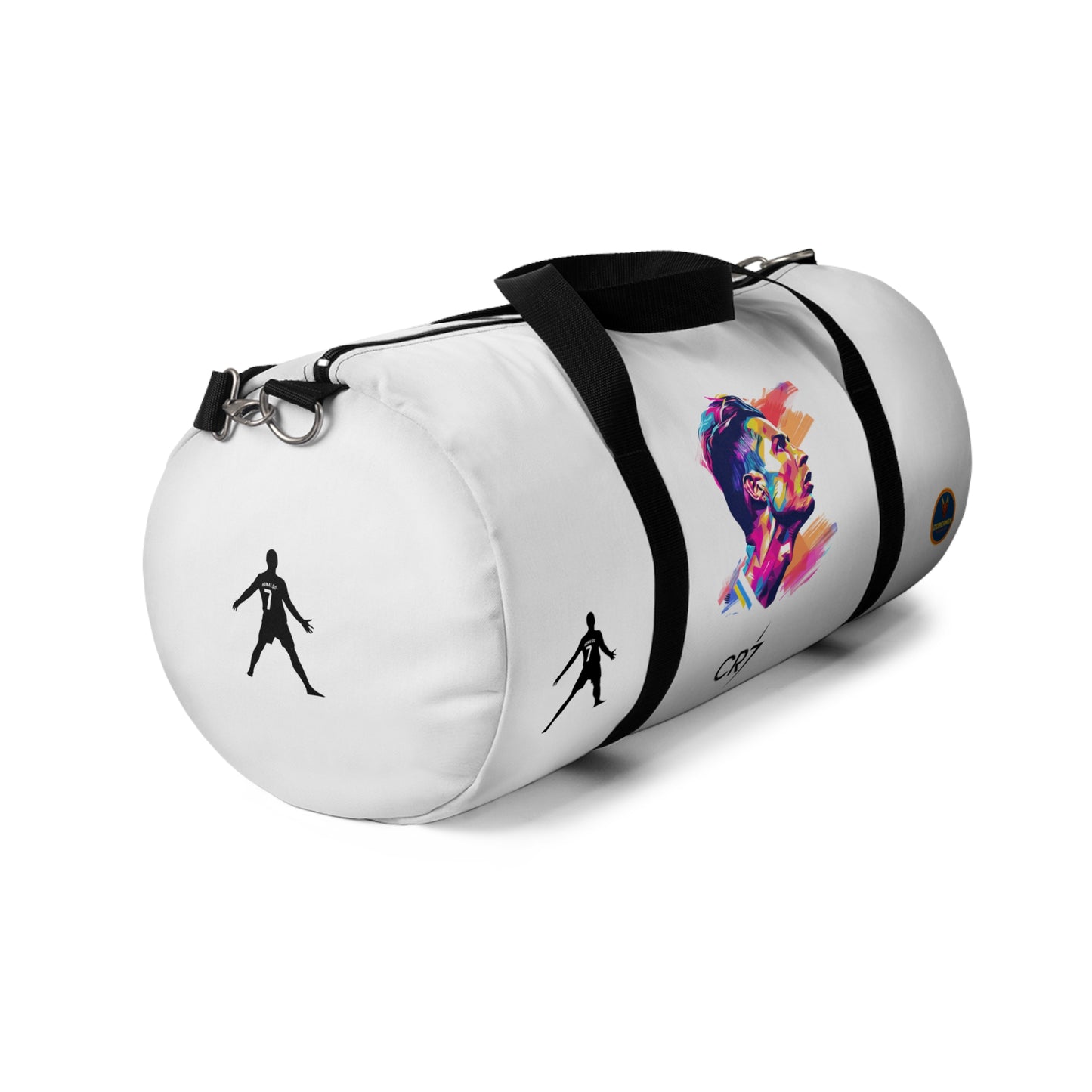 Premium Cristiano Ronaldo Duffel Bag White 🏆⚽