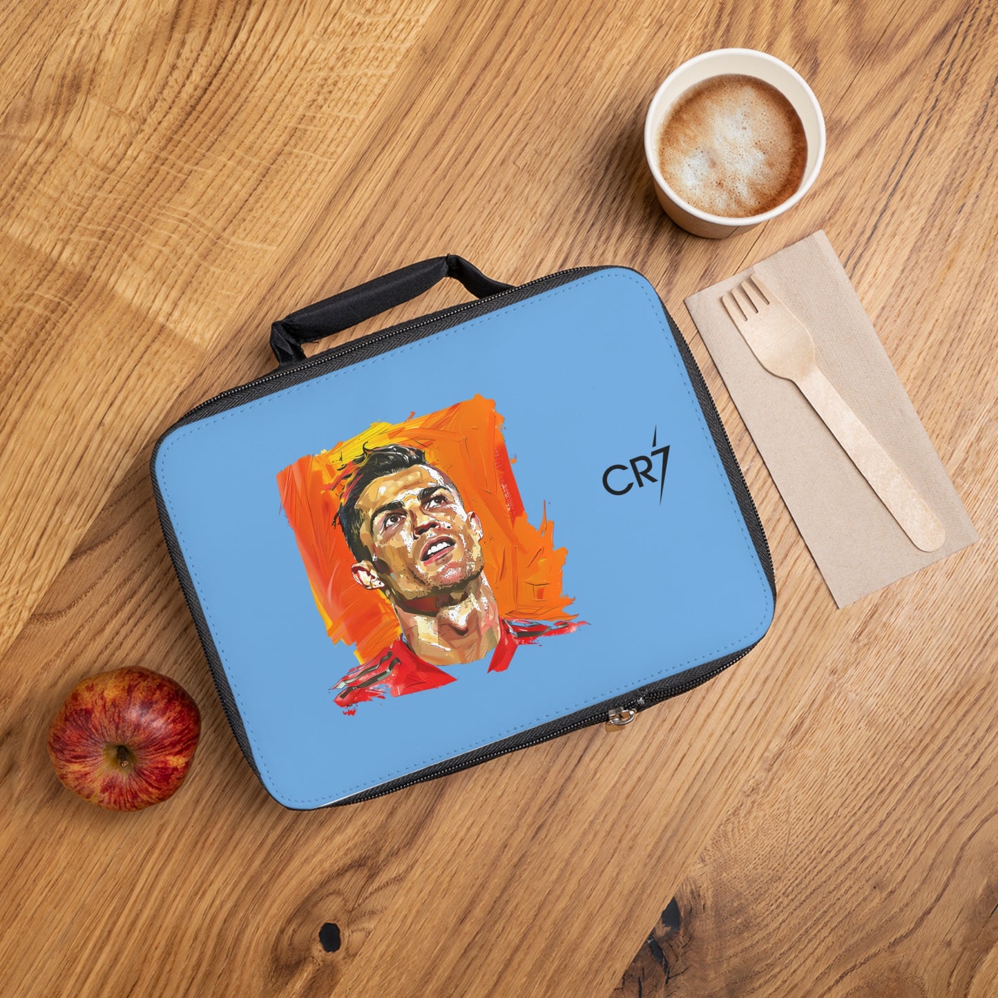CR7 Cristiano Ronaldo Lunch Bag Light blue ⚽🥇