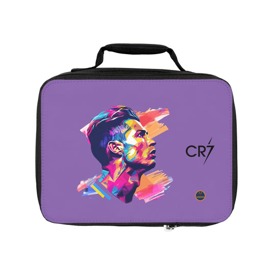 Cristiano Ronaldo CR7 Thermal Lunch Bag Light purple ⚽🥶