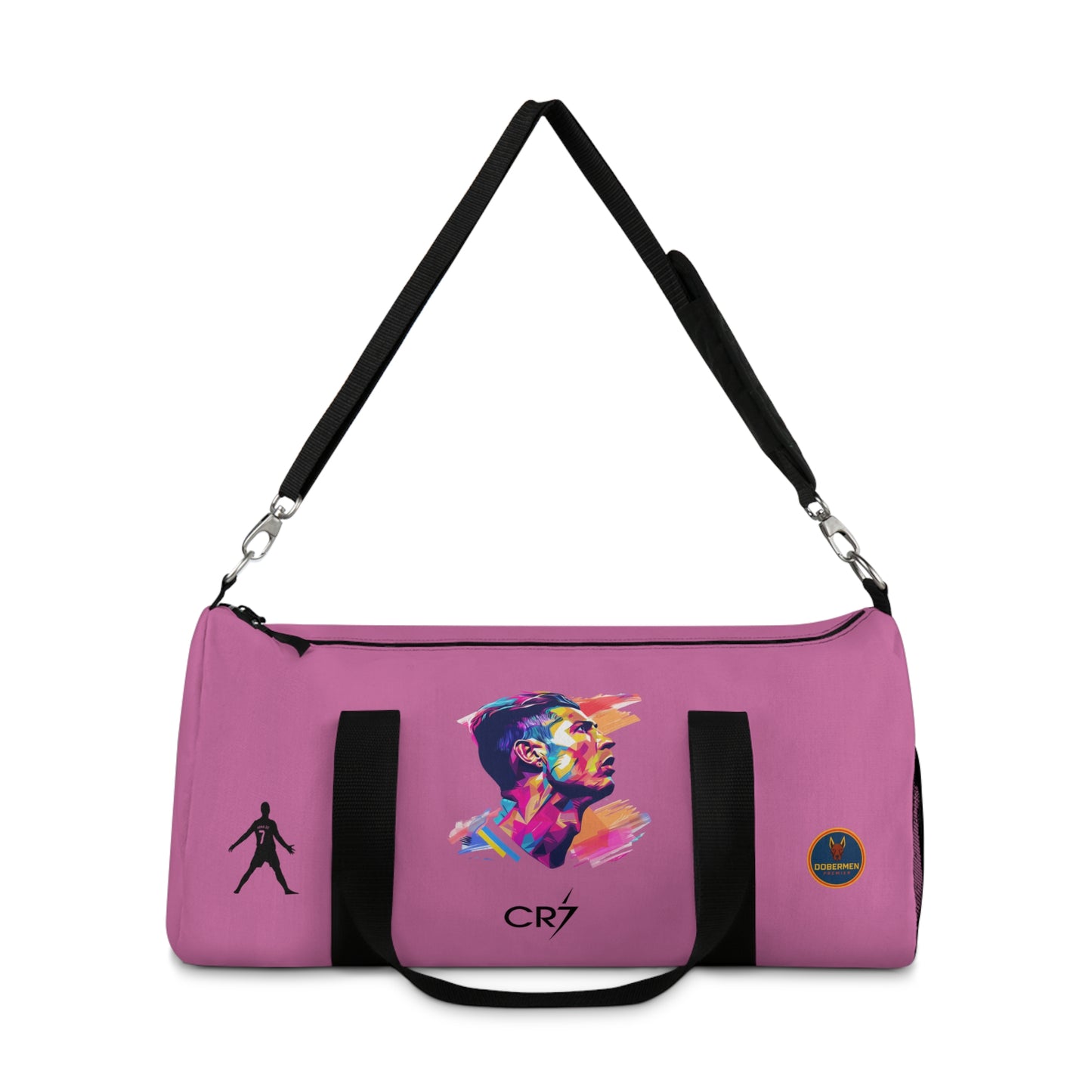 Premium Cristiano Ronaldo Duffel Bag Light pink 🏆⚽