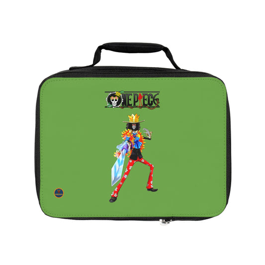 Brook One Piece Anime Lunch Bag Green 🍱