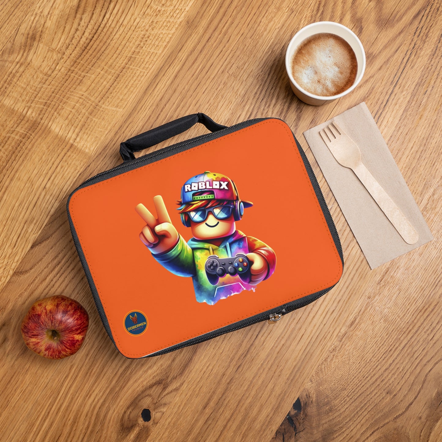 Vibrant Roblox Lunch Box Orange 🌈 🎮🎒