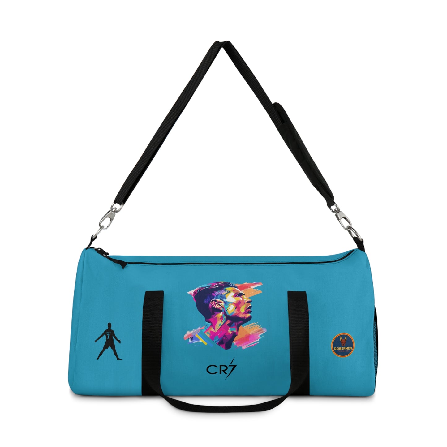 Premium Cristiano Ronaldo Duffel Bag Turquoise 🏆⚽