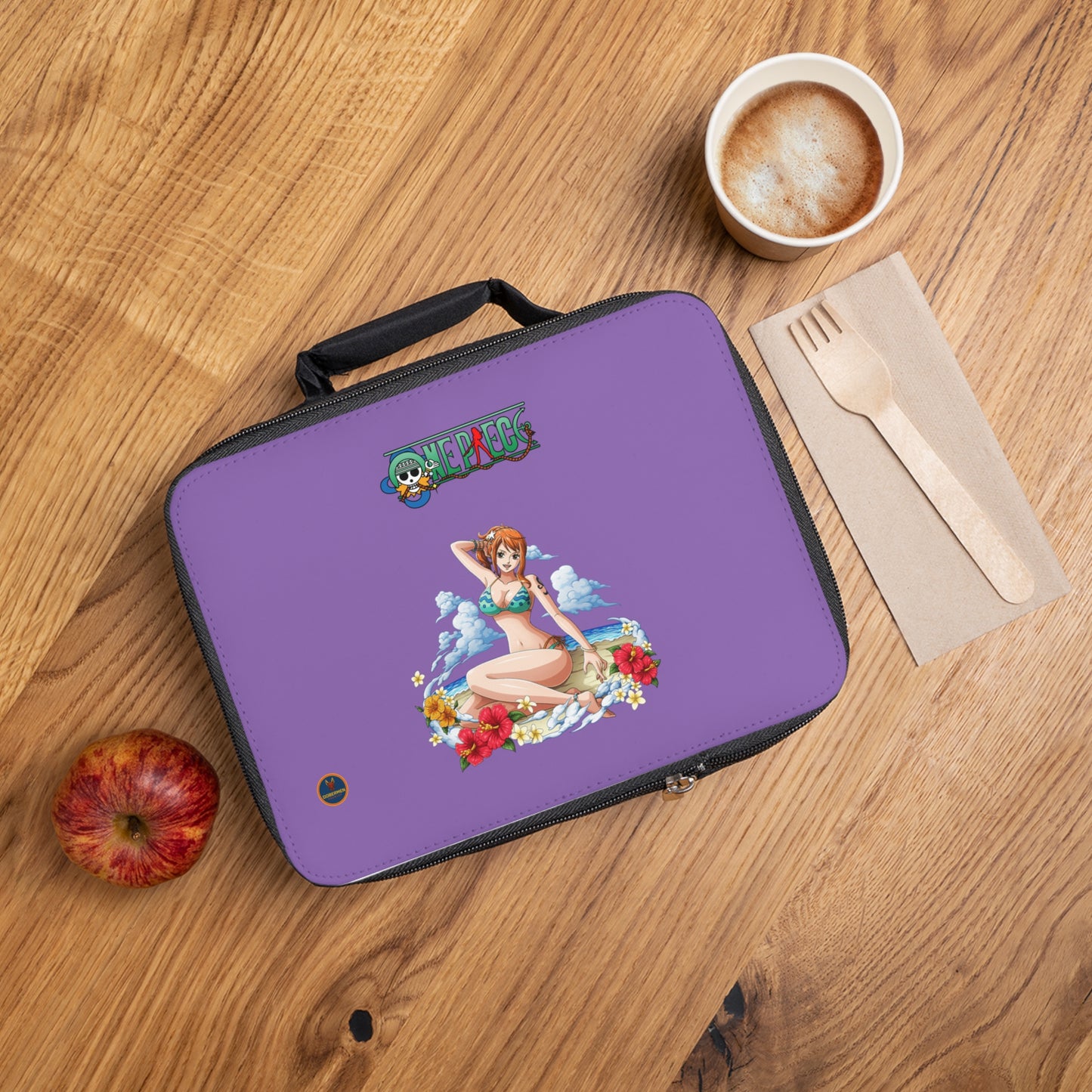 Nami One Piece Anime Lunch Bag Light purple 🍱