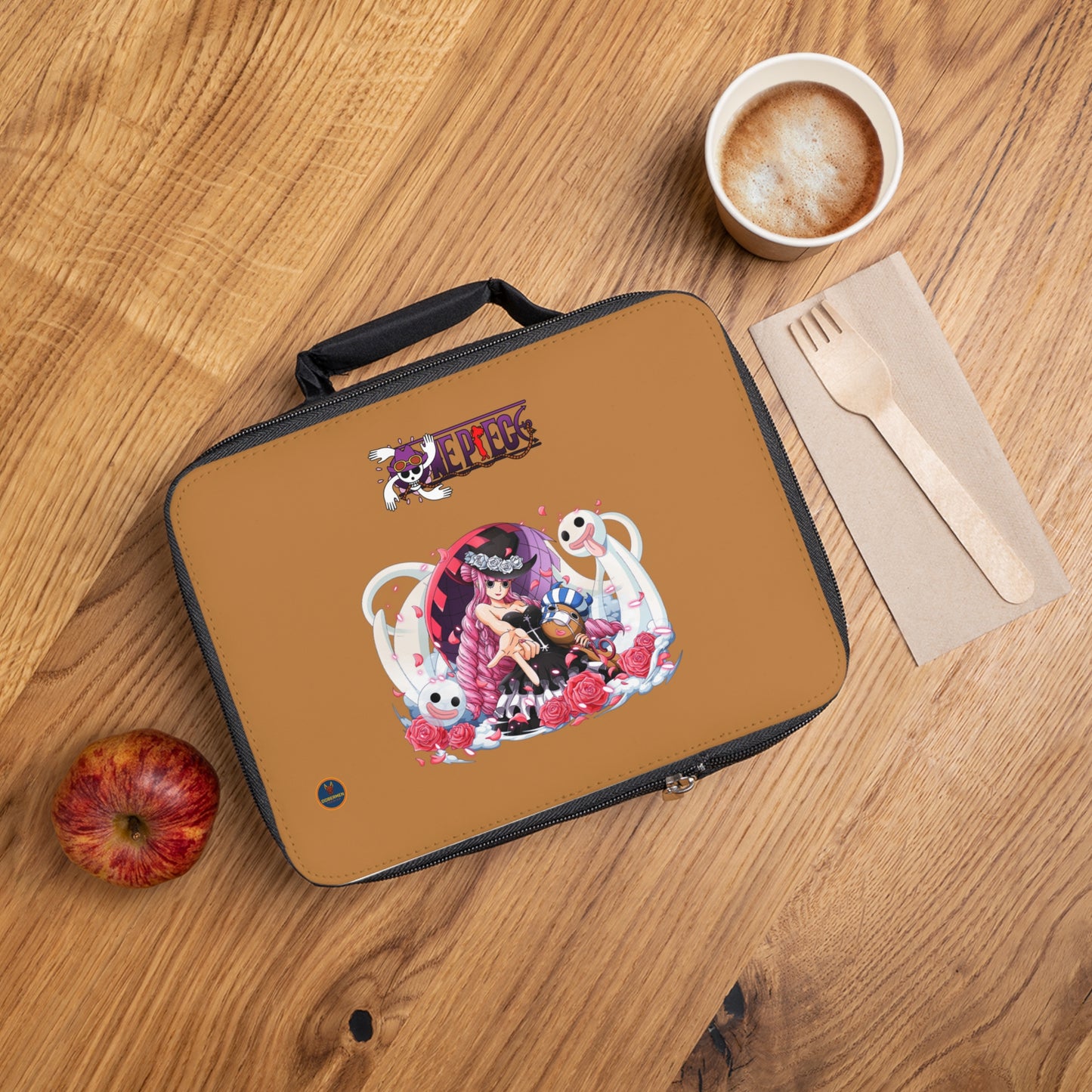 Nico Robin One Piece Anime Lunch Bag Light brown 🍱