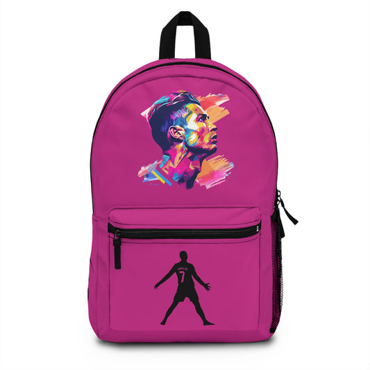 Cristiano Ronaldo CR7 School Backpack Pink🎒⚽