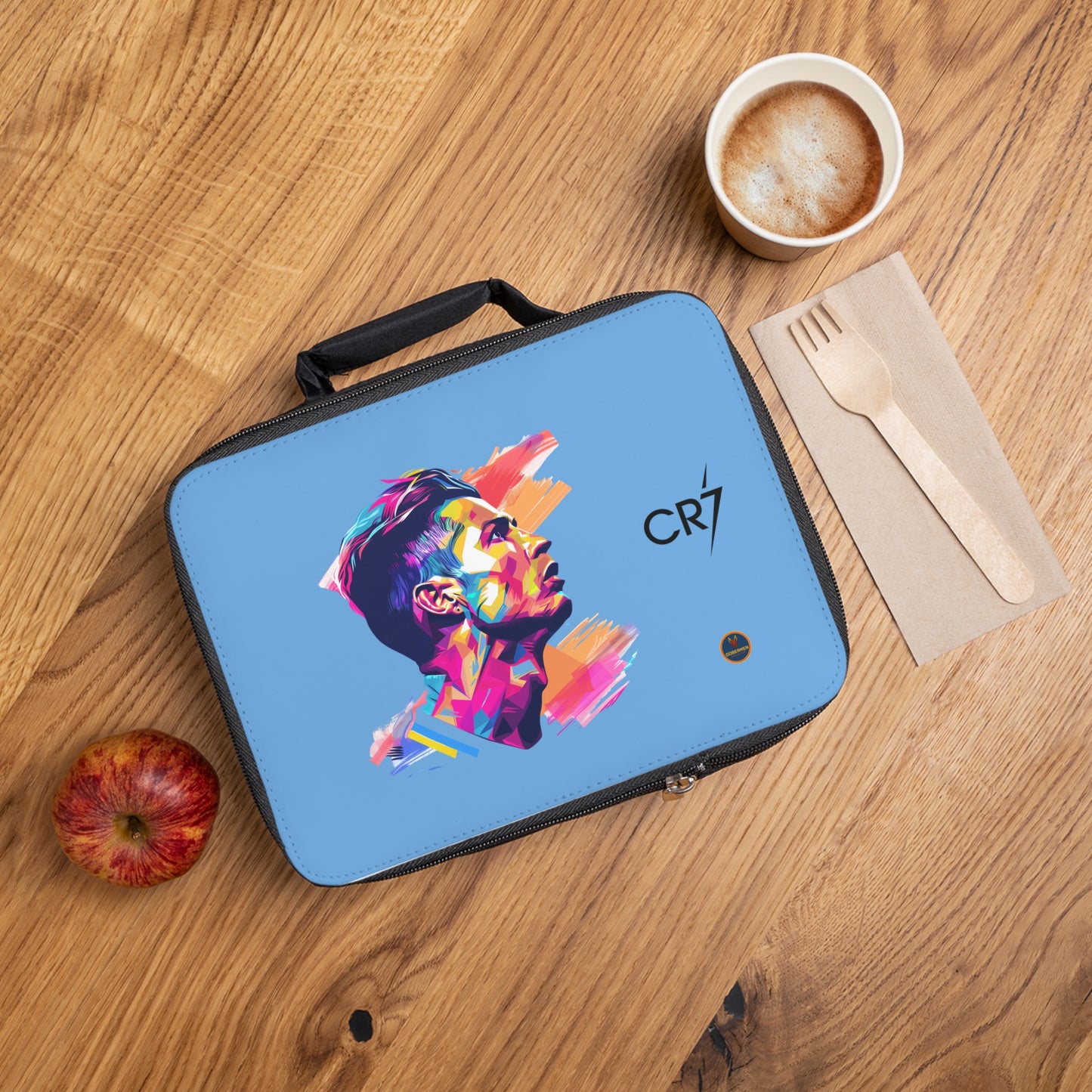 Cristiano Ronaldo CR7 Thermal Lunch Bag Light blue ⚽🥶