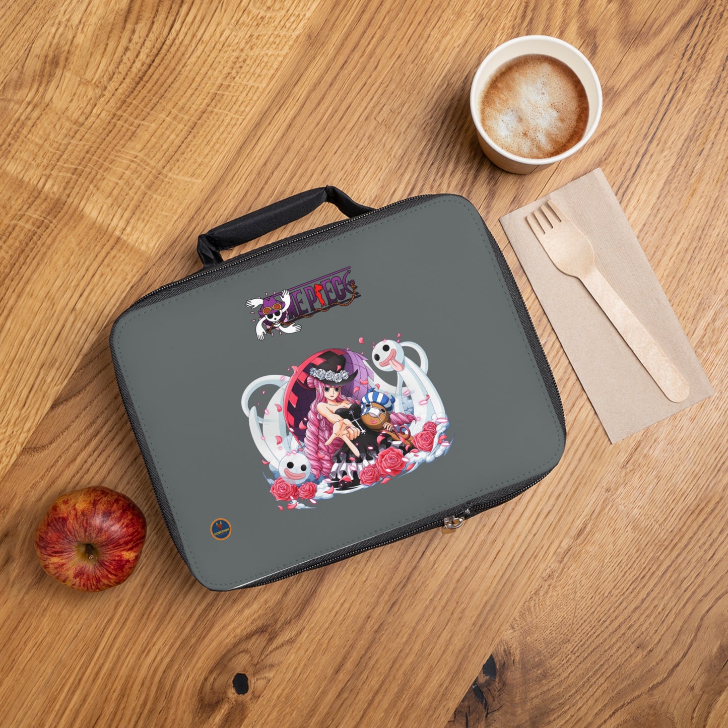 Nico Robin One Piece Anime Lunch Bag Dark grey 🍱