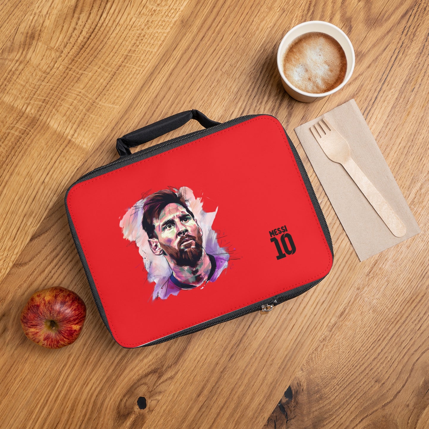 Lionel Messi LM10 Lunch Bag Red ⚽🥇