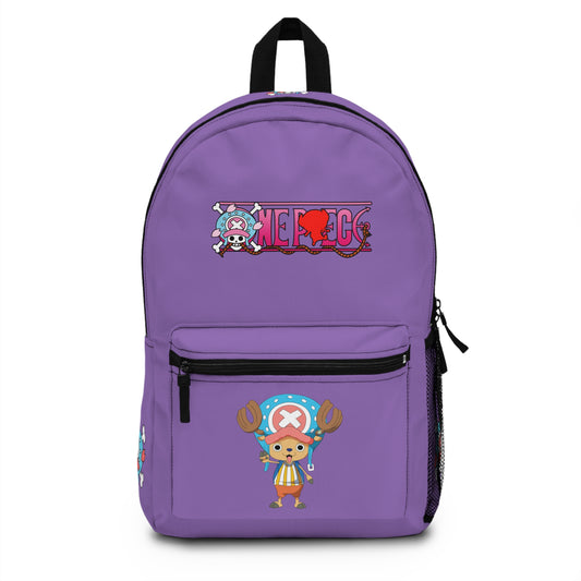 Tony Tony Chopper One Piece Premium Backpack Light purple 🎒✨