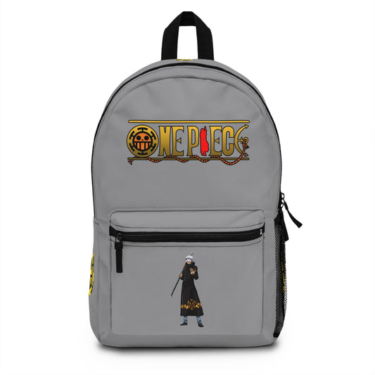 Trafalgar D. Water Law One Piece Anime Backpack Grey ⚓