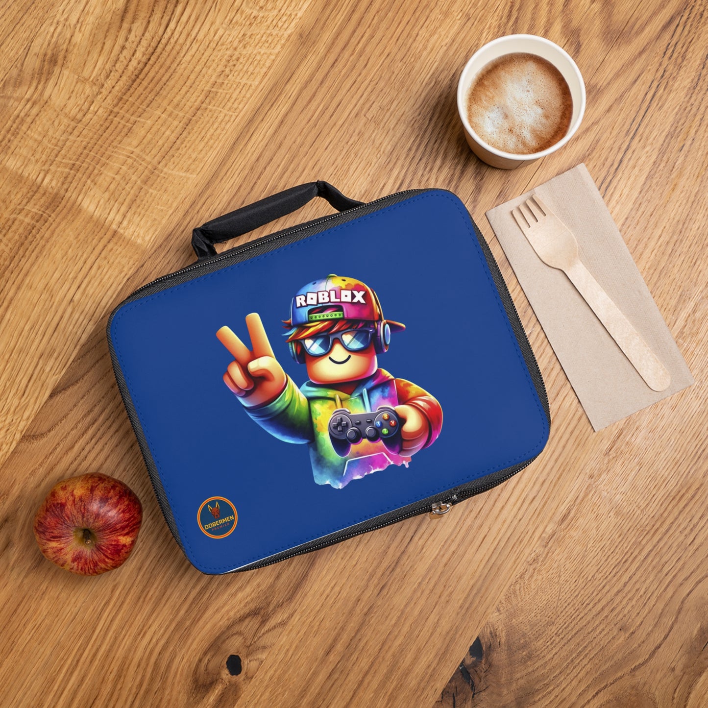 Vibrant Roblox Lunch Box Dark blue 🌈 🎮🎒
