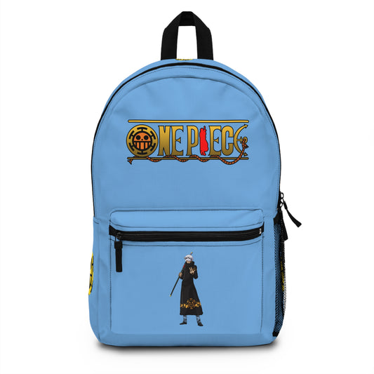 Trafalgar D. Water Law One Piece Anime Backpack Light blue ⚓