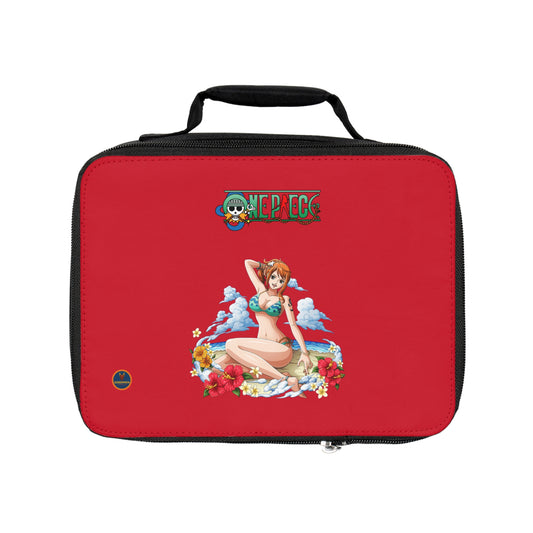Nami One Piece Anime Lunch Bag Dark red 🍱