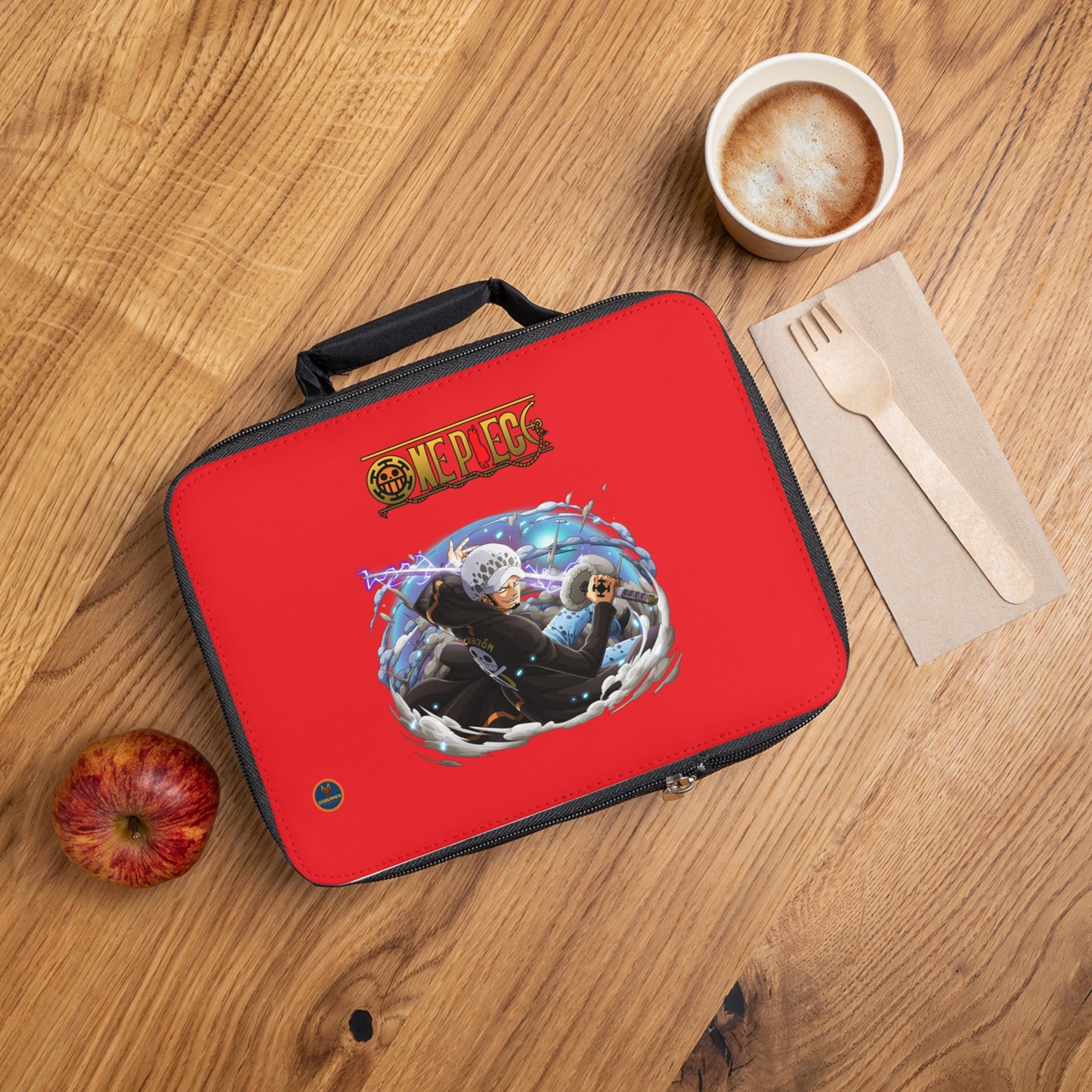 Trafalgar D. Water Law One Piece Anime Lunch Bag Red 🍱