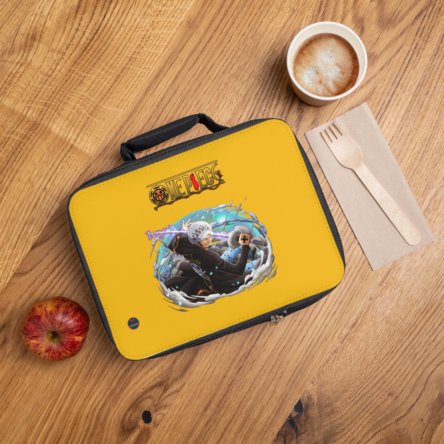 Trafalgar D. Water Law One Piece Anime Lunch Bag Yellow 🍱