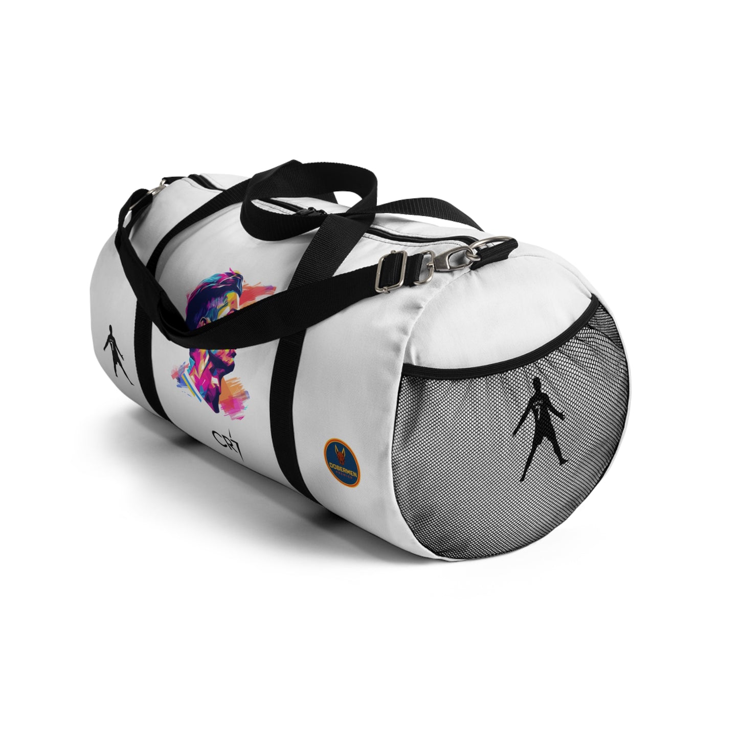 Premium Cristiano Ronaldo Duffel Bag White 🏆⚽