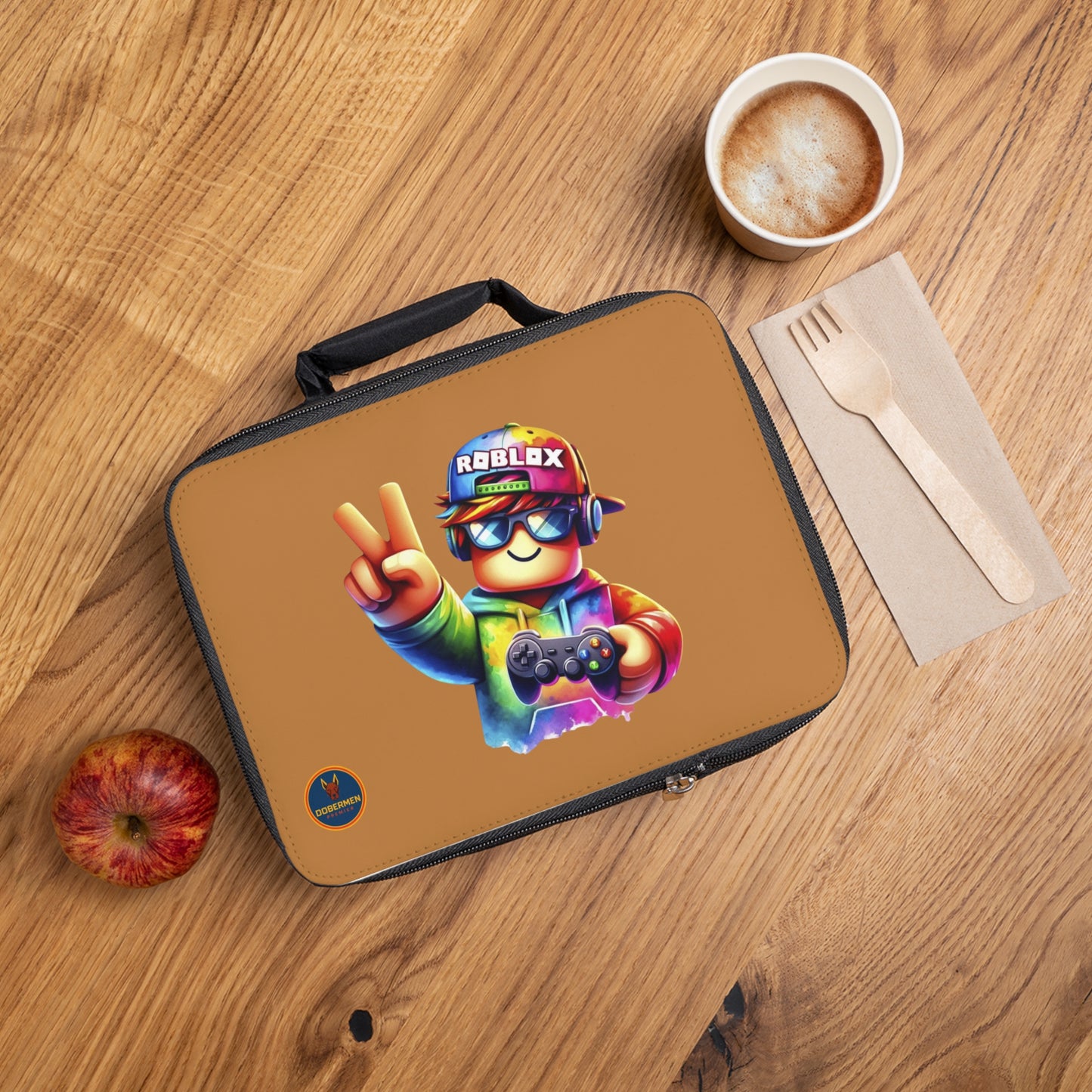 Vibrant Roblox Lunch Box Light brown 🌈 🎮🎒