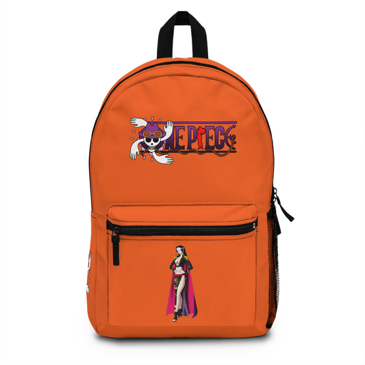 Nico Robin One Piece Premium Anime Backpack Orange 🎒