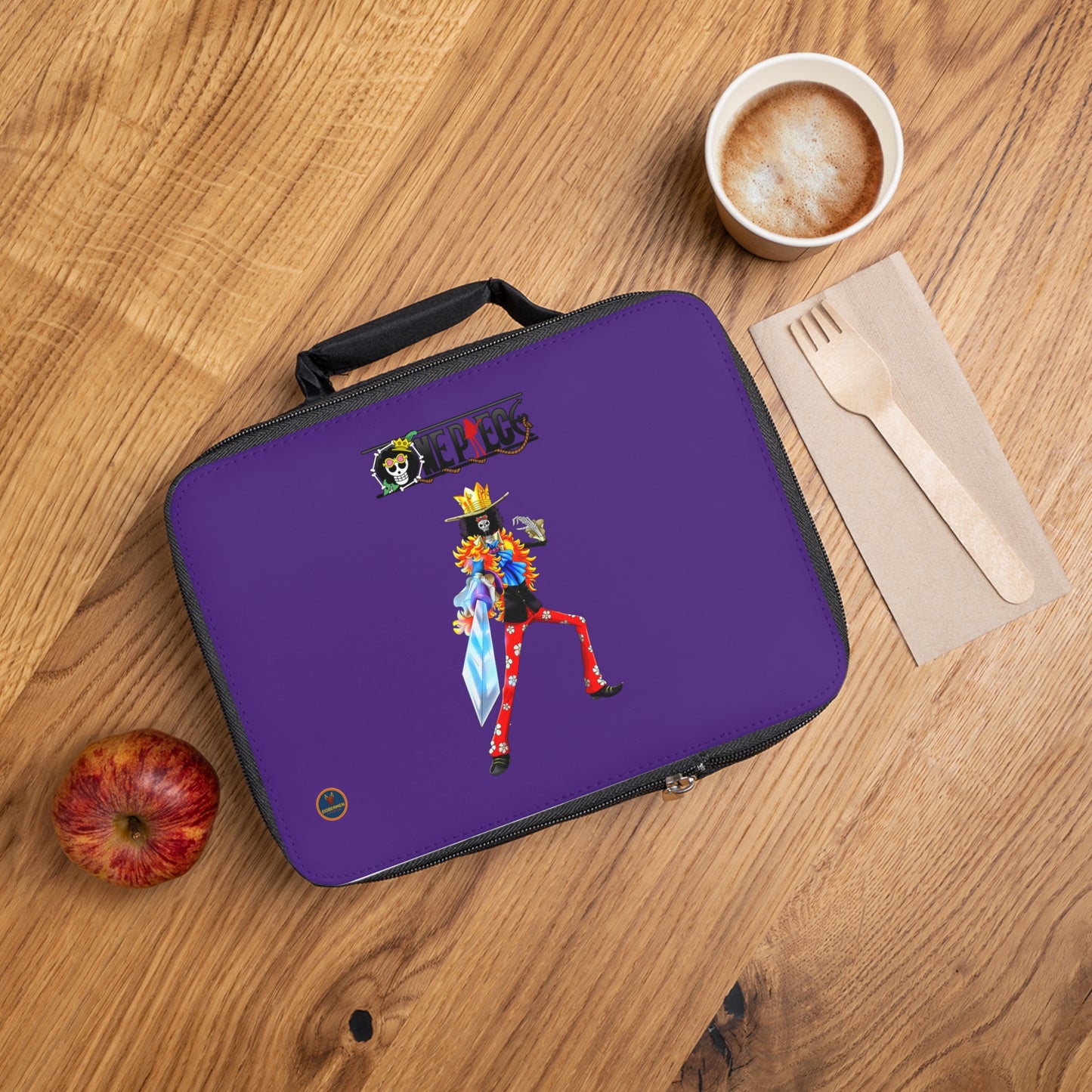 Brook One Piece Anime Lunch Bag Purple 🍱