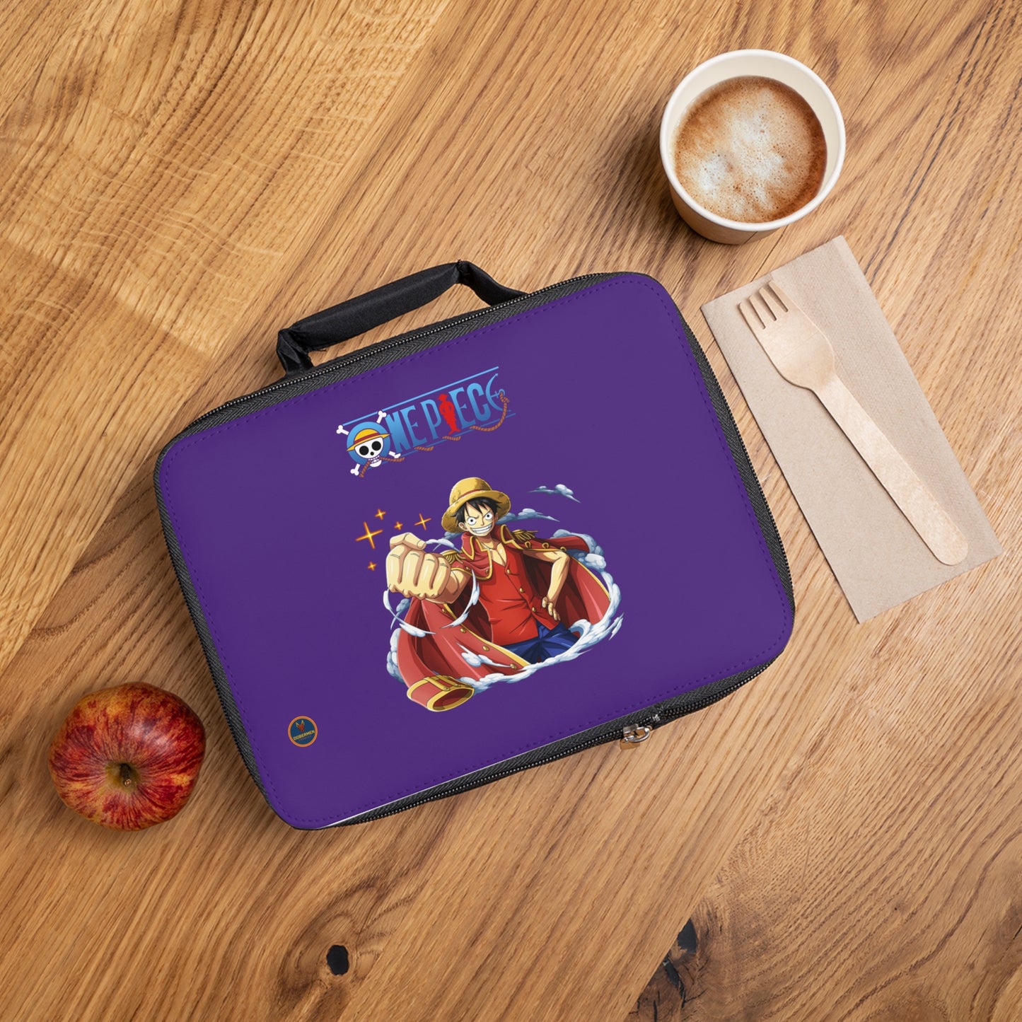 Monkey D. Luffy One Piece Anime Lunch Bag Purple 🍱