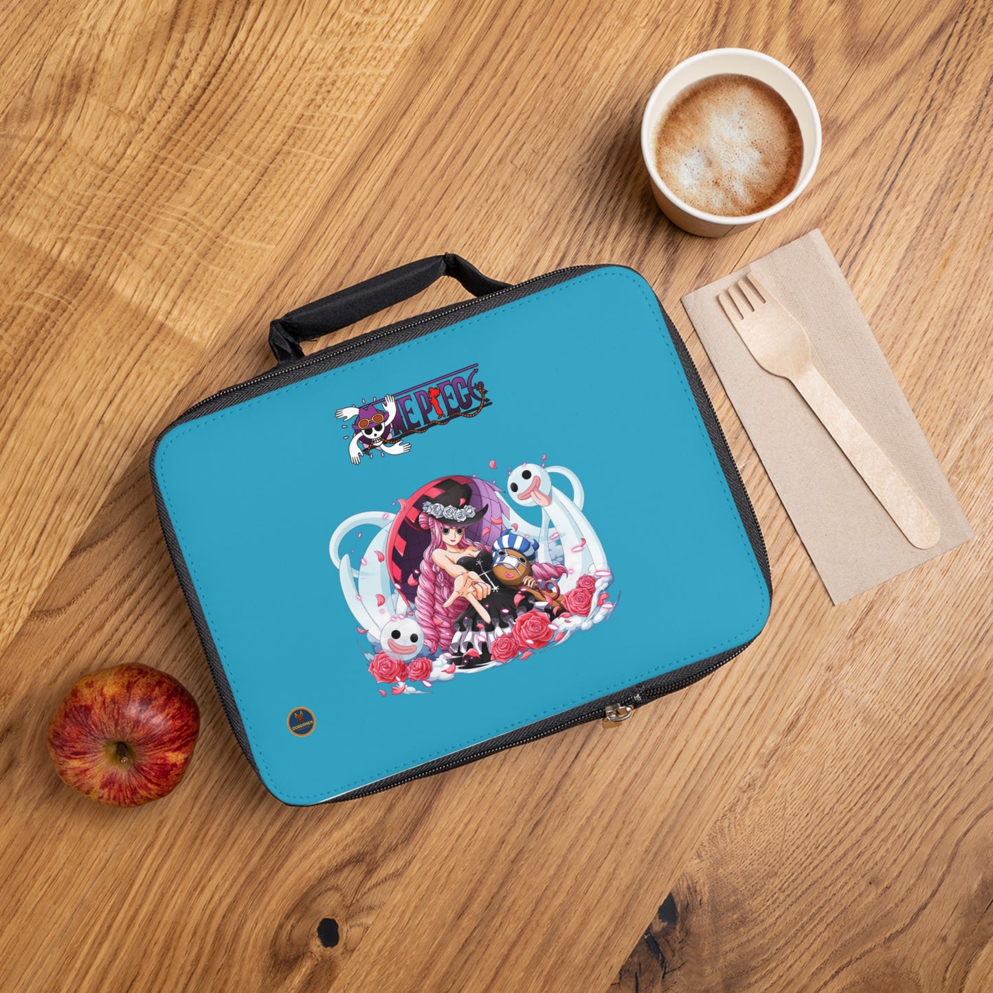Nico Robin One Piece Anime Lunch Bag Turquoise 🍱