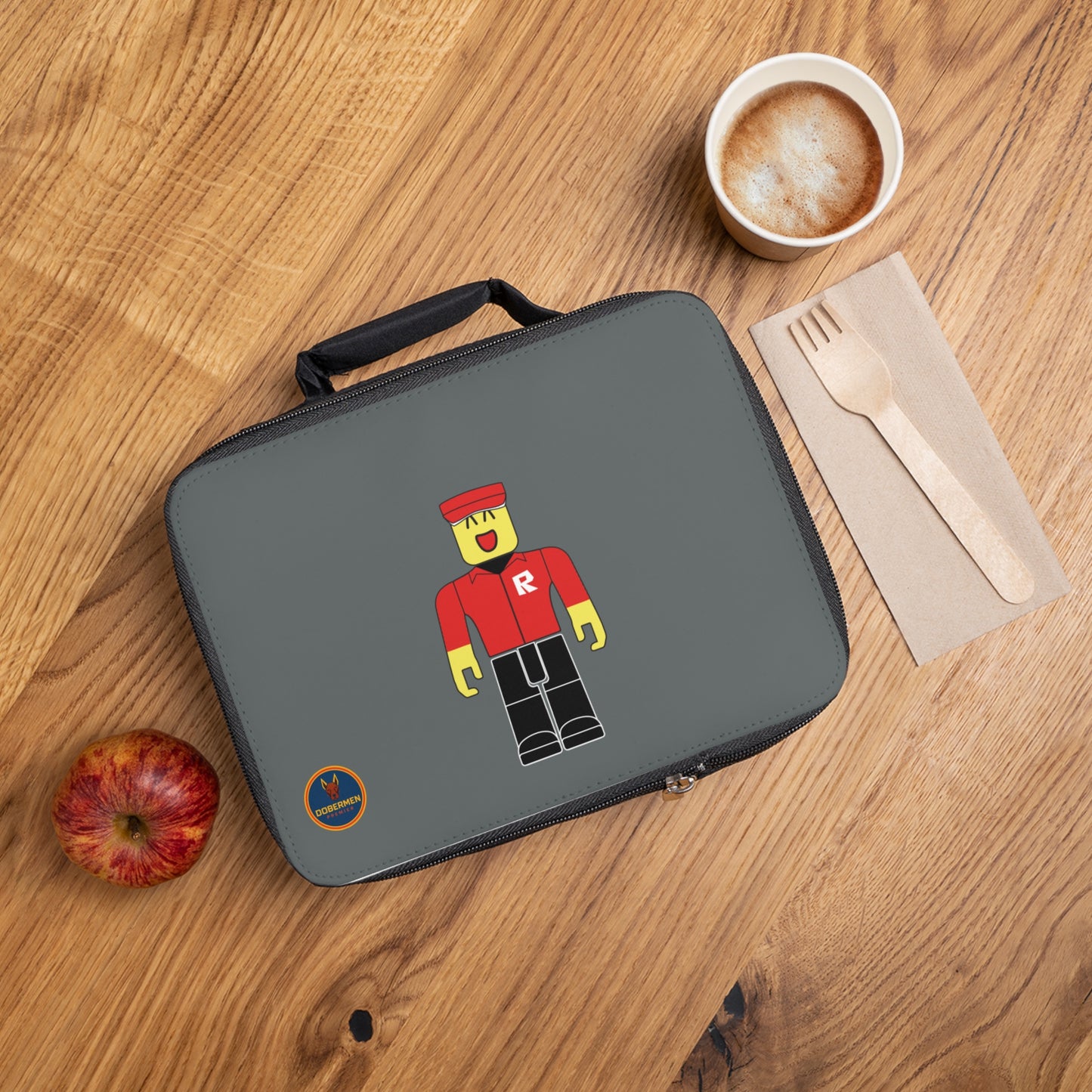Roblox Gamer Lunch Bag Dark grey 🎮🎒✨