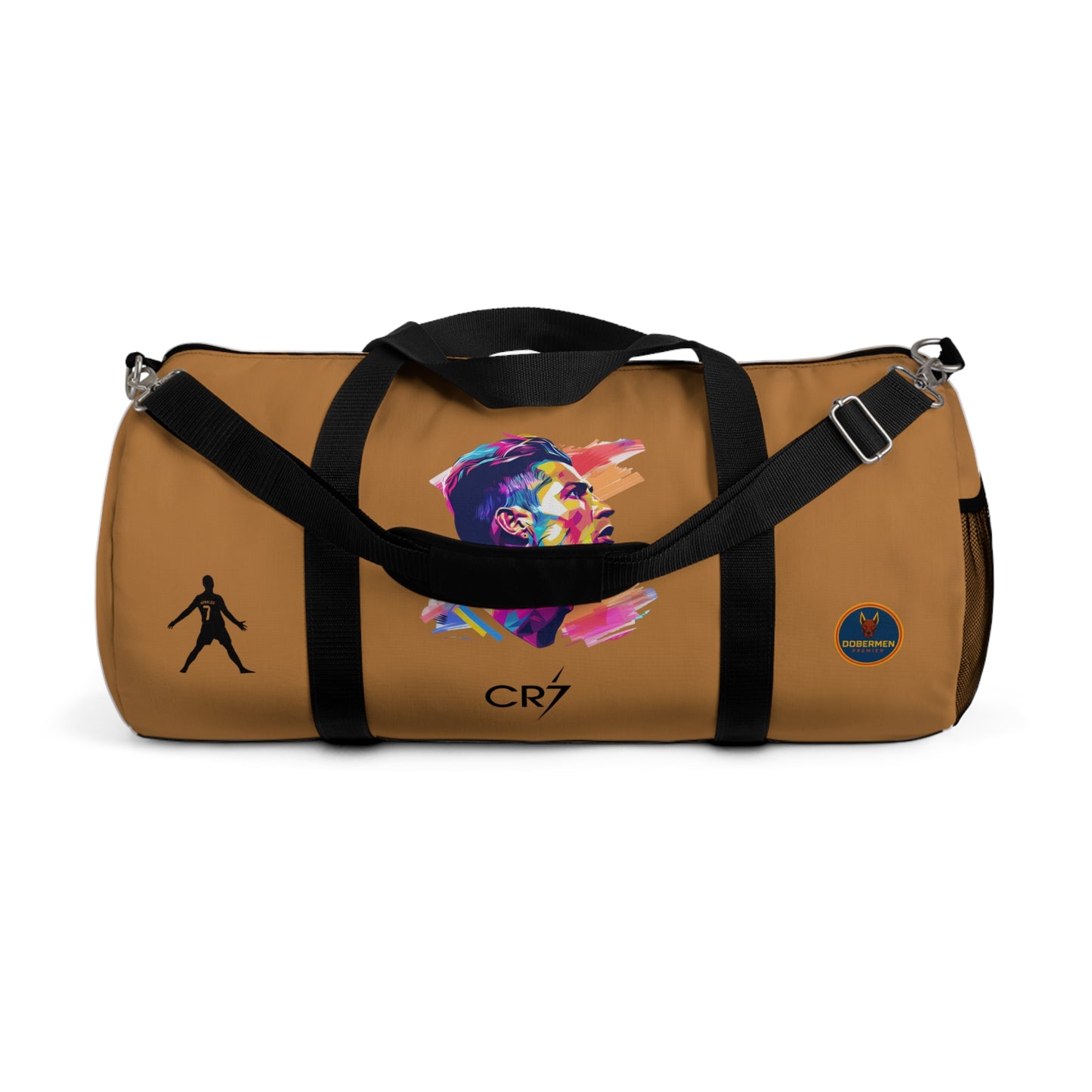 Premium Cristiano Ronaldo Duffel Bag Light brown 🏆⚽