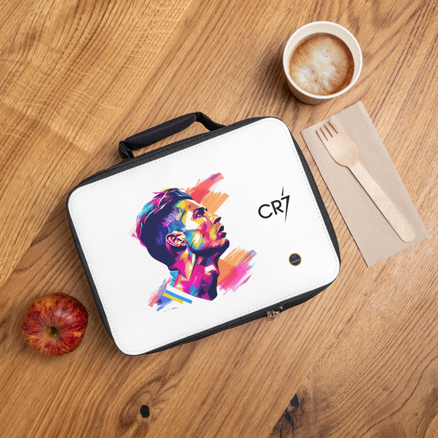 Cristiano Ronaldo CR7 Thermal Lunch Bag White ⚽🥶