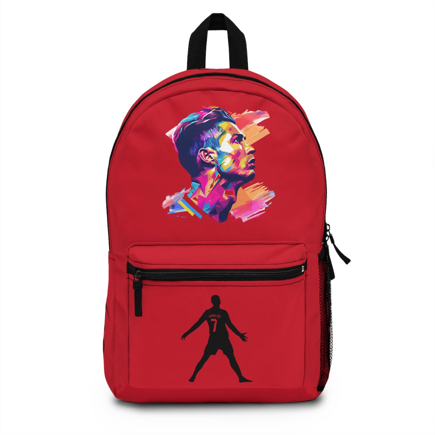 Cristiano Ronaldo CR7 School Backpack Dark red 🎒⚽