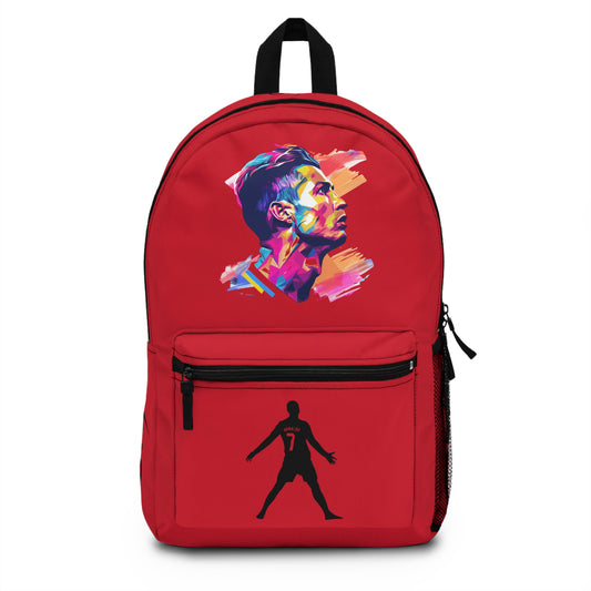 Cristiano Ronaldo CR7 School Backpack Dark red 🎒⚽