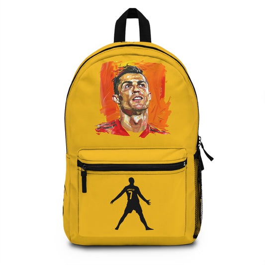 Cristiano Ronaldo CR7 Backpack Yellow ⚽🎒