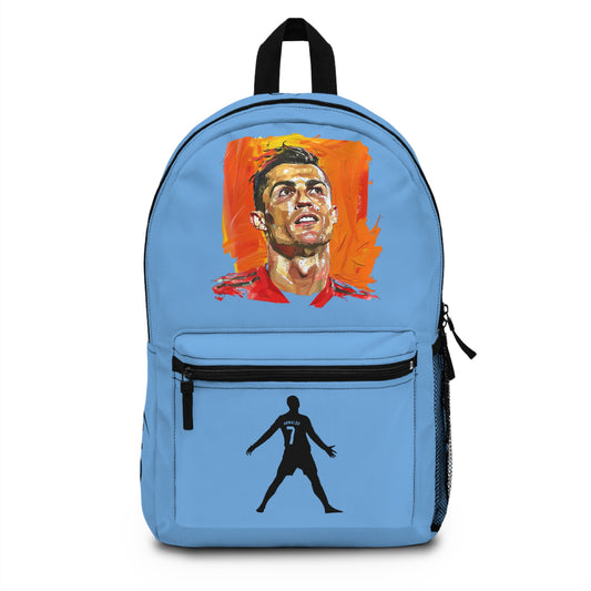 Cristiano Ronaldo CR7 Backpack Light blue ⚽🎒