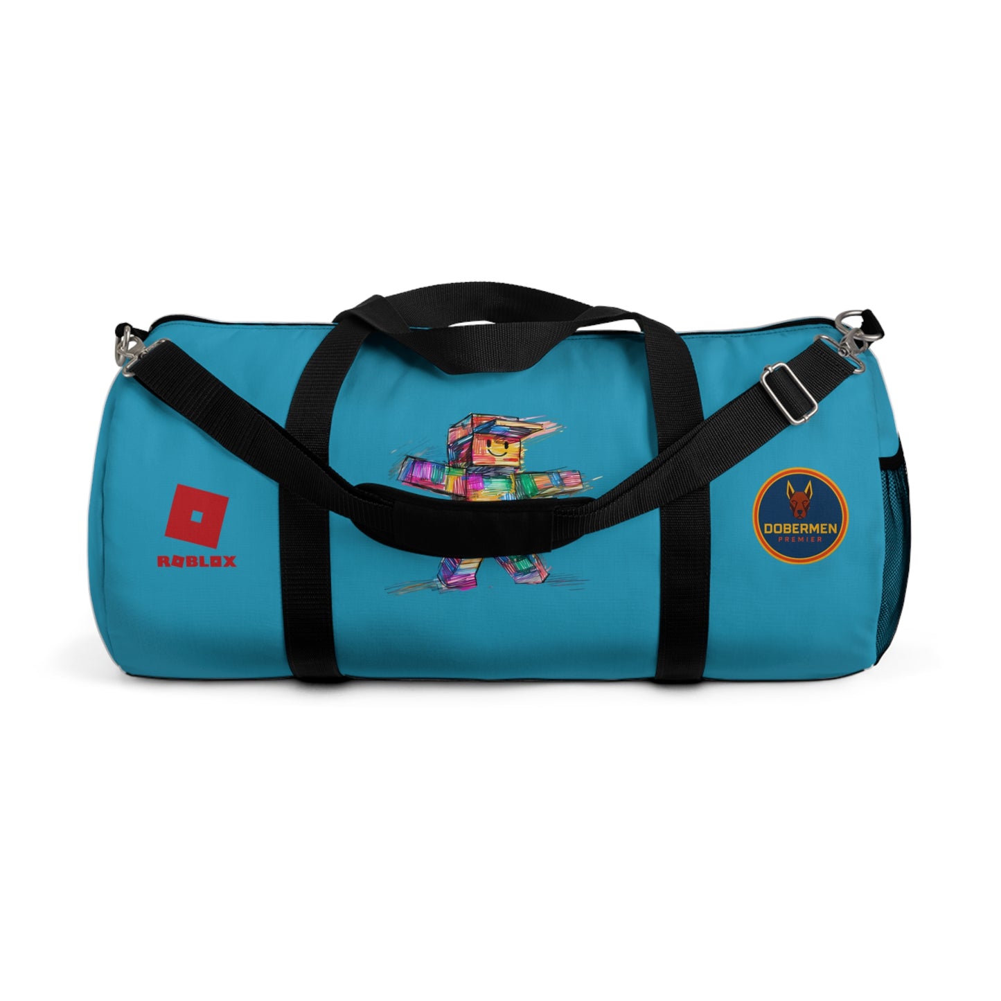 Roblox Themed Duffel Bag Turquoise 🧒🕹️ 👧
