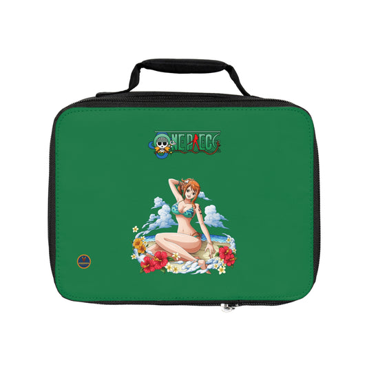 Nami One Piece Anime Lunch Bag Dark green 🍱