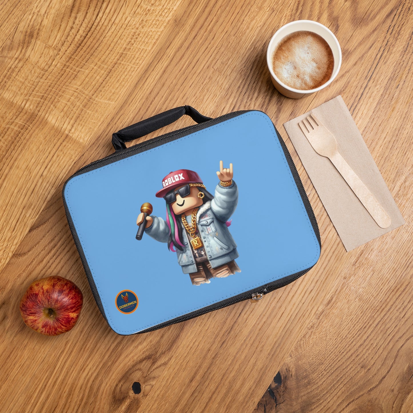 Insulated Roblox Lunch Tote Light blue 🎮✨⚡