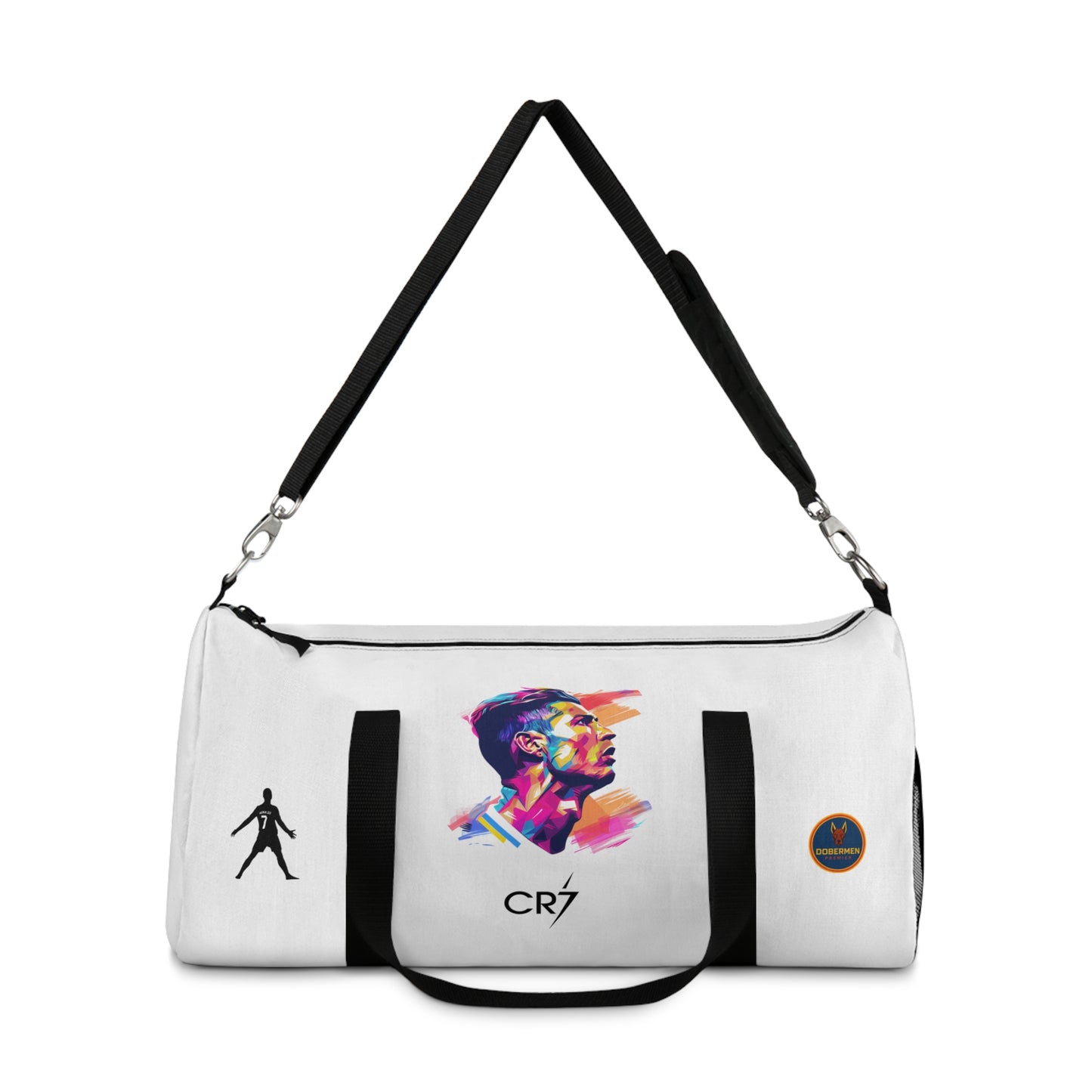 Premium Cristiano Ronaldo Duffel Bag White 🏆⚽