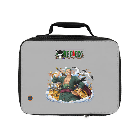 Roronoa Zoro One Piece Anime Lunch Bag Light grey 🍱