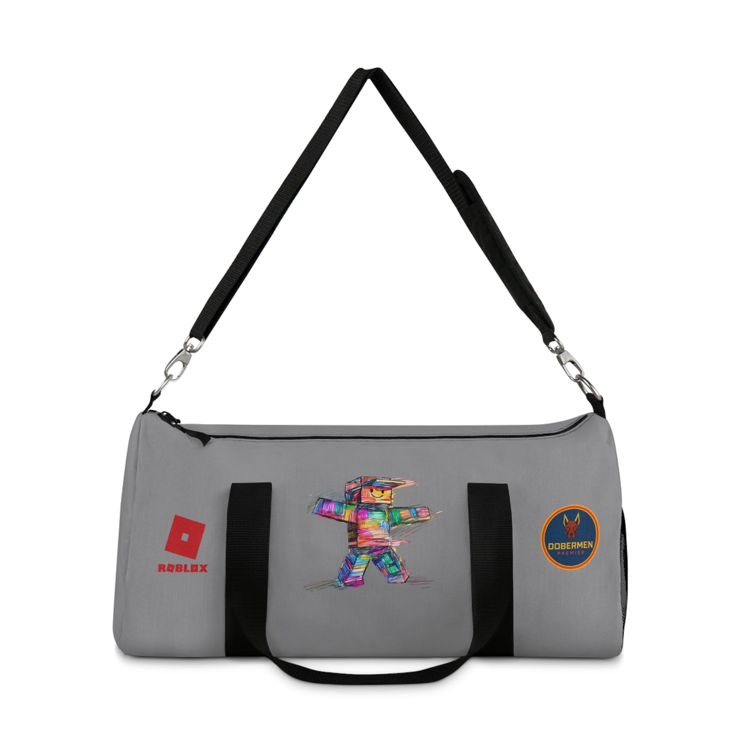 Roblox Themed Duffel Bag Grey 🧒🕹️ 👧