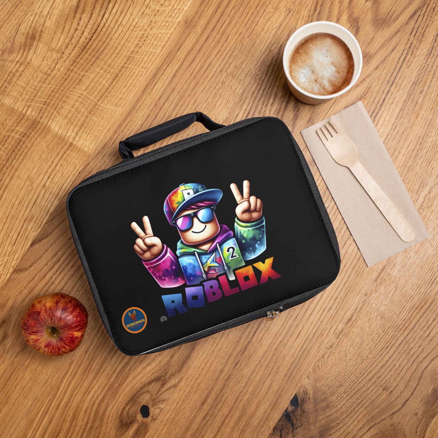 Roblox Fan Lunch Bag Dark Black 🎮🎒✨