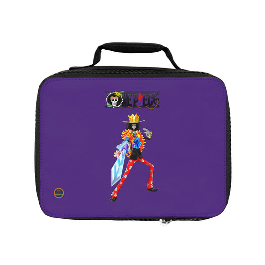 Brook One Piece Anime Lunch Bag Purple 🍱
